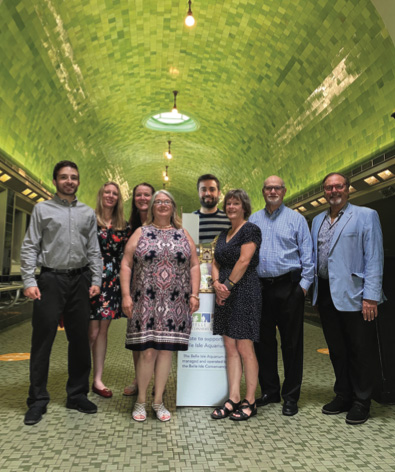 Accettura & Hurwitz staff attended the dedication ceremony at the Belle Isle Aquarium